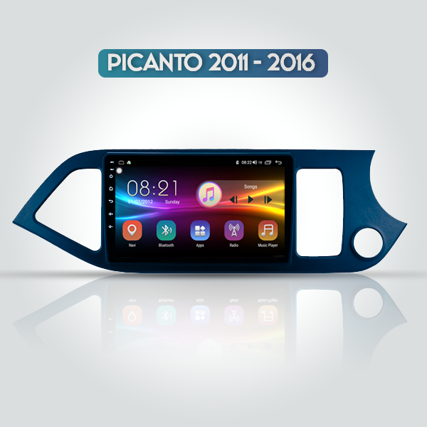 Kia Picanto 2011 - 2016 9 Inch Android Navigation Touch Screen Radio 