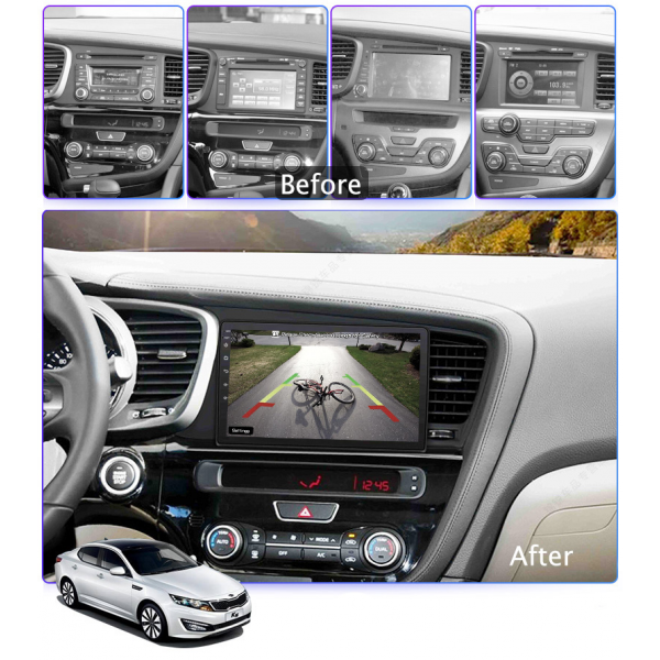 Kia Optima 2010 - 2015 9 Inch Android Navigation Double Din Radio