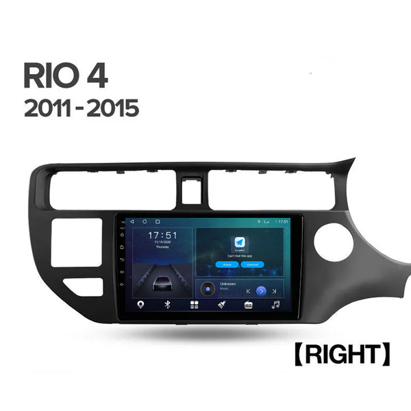 Kia Rio 2012 - 2015 9 Inch Android Multimedia Navigation Carplay Radio 