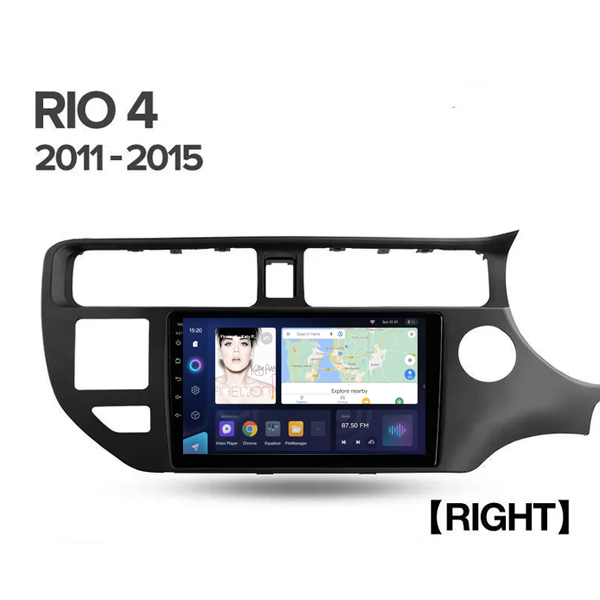 Kia RIO 2012 - 2015 9 Inch Android Multimedia Carplay Navigation Radio 