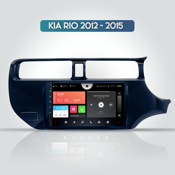 Kia Rio 2012 - 2015 9 Inch Android Multimedia Navigation Radio 