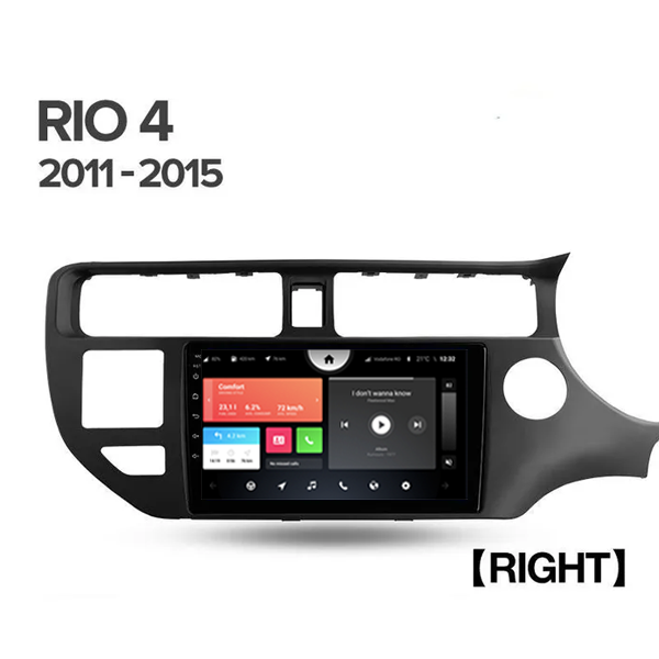 Kia Rio 2012 - 2015 9 Inch Android Multimedia Navigation Radio 
