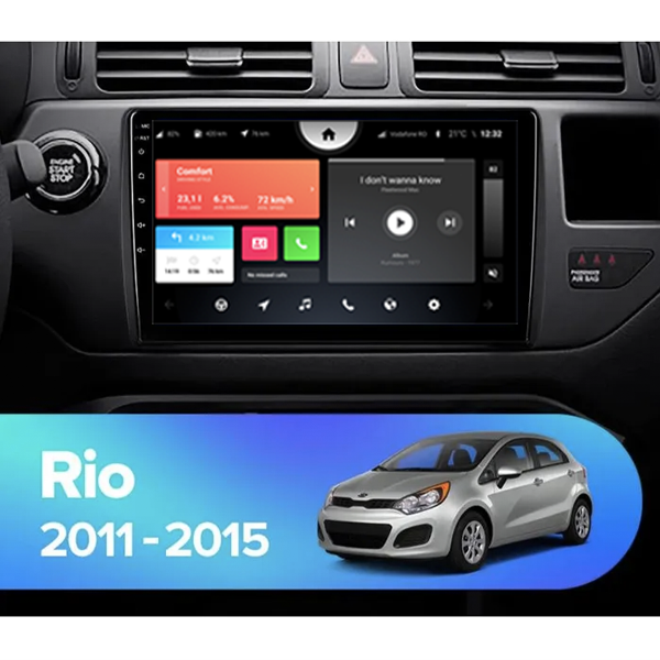 Kia Rio 2012 - 2015 9 Inch Android Multimedia Navi...