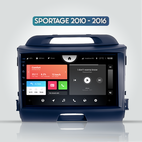 Kia Sportage 3 2010 - 2016 9 Inch Android Multimedia Navigation Radio
