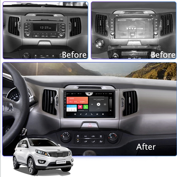 Kia Sportage 3 2010 - 2016 9 Inch Android Multimed...