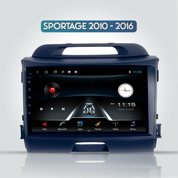 Kia Sportage 3 2010 - 2016 9 Inch Android Multimedia Navigation Radio 