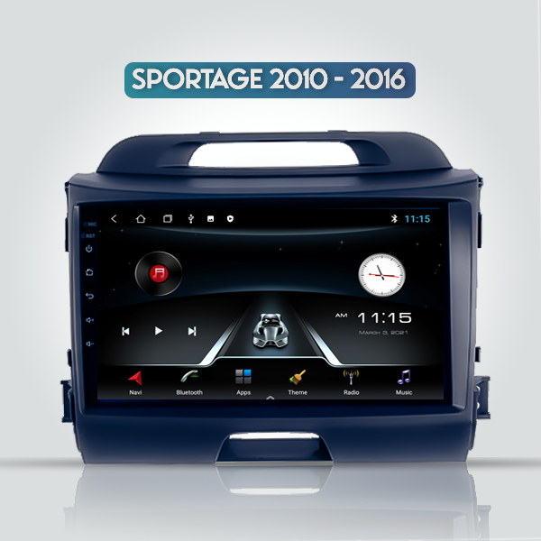 Kia Sportage 3 2010 - 2016 9 Inch Android Multimedia Navigation Radio