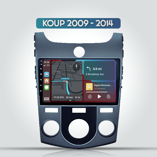 Kia Cerato Cerato Koup Forte 9 Inch 2009 - 2014 Android Bluetooth Touch Screen Radio 