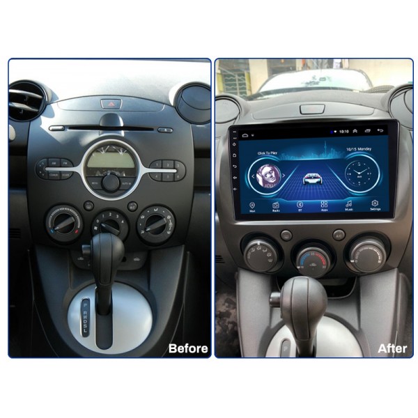 Mazda 2 2007 - 2014 9 Inch Android Satnav Radio Car audio sound system