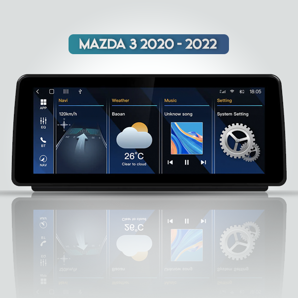 MAZDA 3 AXELA 2020 - 2022 12.3 INCH ANDROID APPLE CARPLAY CAR RADIO - ULTRA PREMIUM SERIES 