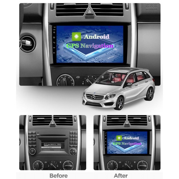 Mercedes Benz B Class W245 2004 - 2012 10.1 Inch Android Satnav Radio Car Audio Sound System 