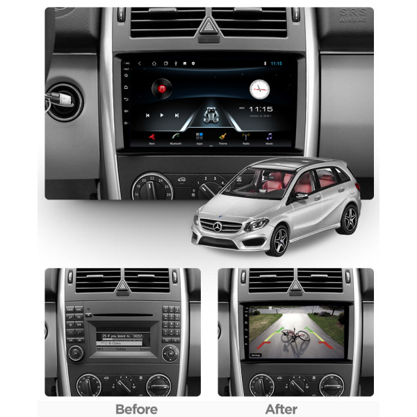Mercedes Benz A Class/B Class Viano Vito 2006 - 2021 9 Inch Android Navigation Bluetooth Radio 
