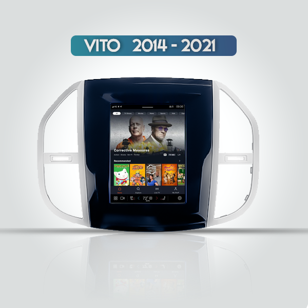 Mercedes Vito 3 2014 - 2021 9.7 Inch Android Apple Carplay Navigation Radio 