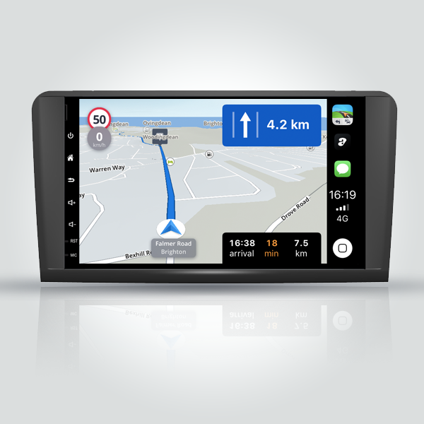 Mercedes Benz ML350/ML55 W164 2005 - 2012 9 Inch Android Satnav Radio Car Audio Sound System