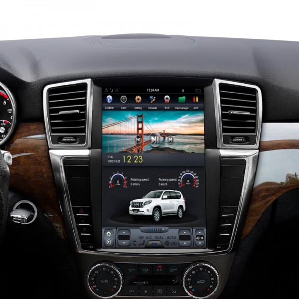 Mercedes Benz ML W166/ GL X166 2012 - 2015 Tesla 12.1 Inch Android Satnav Car Audio Sound System