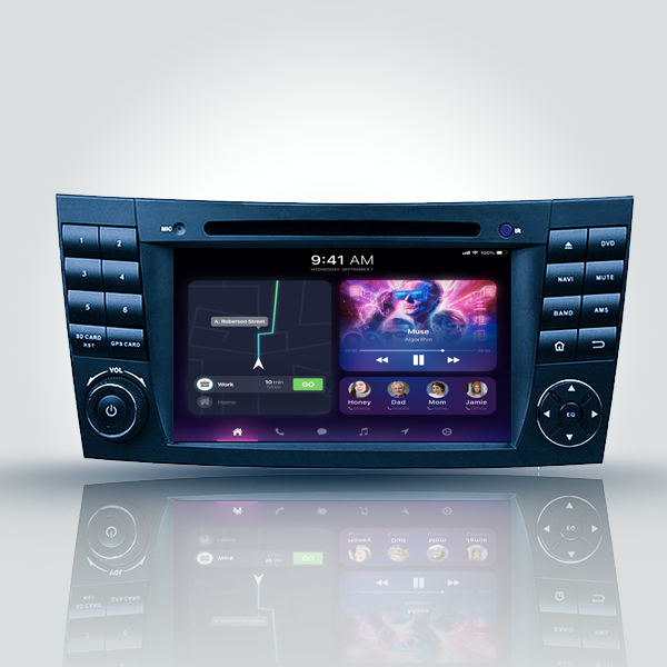 MERCEDES BENZ CLK W209 /W211 E-CLASS/CLS W219/ G-CLASS W463 2001 - 2010 ANDROID SATNAV RADIO CAR AUDIO SOUND SYSTEM