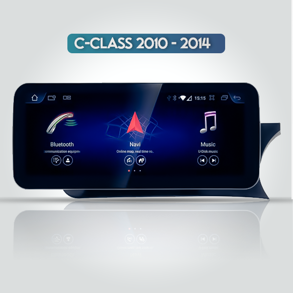 Mercedes W204 2010 - 2014 Premium Android Apple Ca...