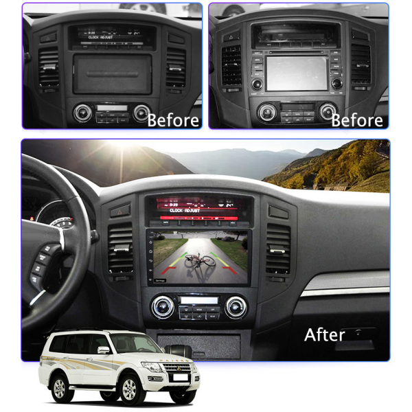 MITSUBISHI PAJERO 2006 - 2011 ANDROID APPLE CARPLAY CAR STEREO NAVIGATION RADIO HEAD UNIT - ULTRA PREMIUM SERIES