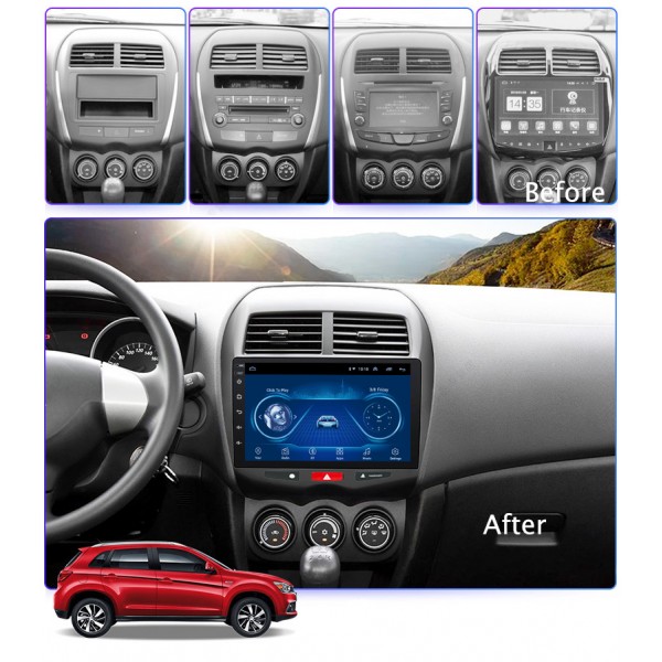 Mitsubishi ASX 2010 - 2015 10.1 Inch Android Satnav Radio Car Audio Sound System