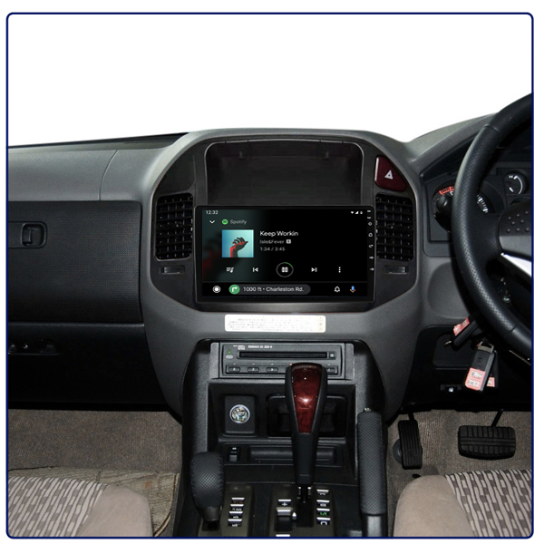 Mitsubishi Pajero V73 2004 - 2011 9 Inch Android Satnav Radio Car Audio Sound System 