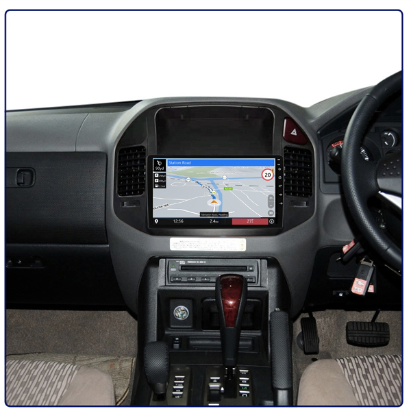 Mitsubishi Pajero V73 2004 - 2011 9 Inch Android Satnav Radio Car Audio Sound System