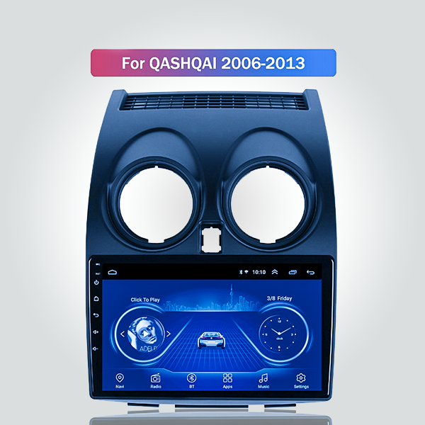 Nissan Qashqai 2006 - 2013 10 Inch Android Satnav Radio Car Audio Sound System