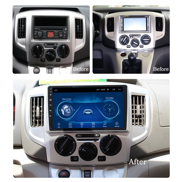 Nissan NV200 2014 - 2018 10 Inch Android Satnav Radio Car Audio Sound System