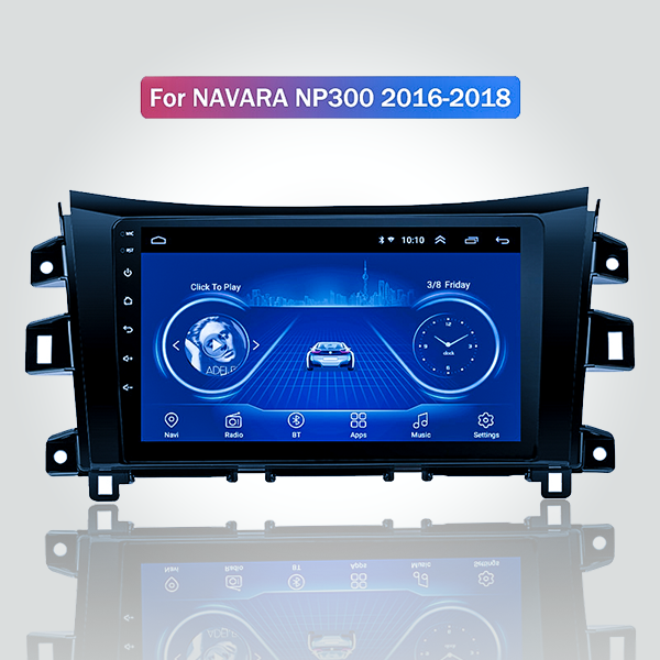 Nissan Navara 2016 - 2022 10 Inch Android Satnav Radio Car Audio Sound System