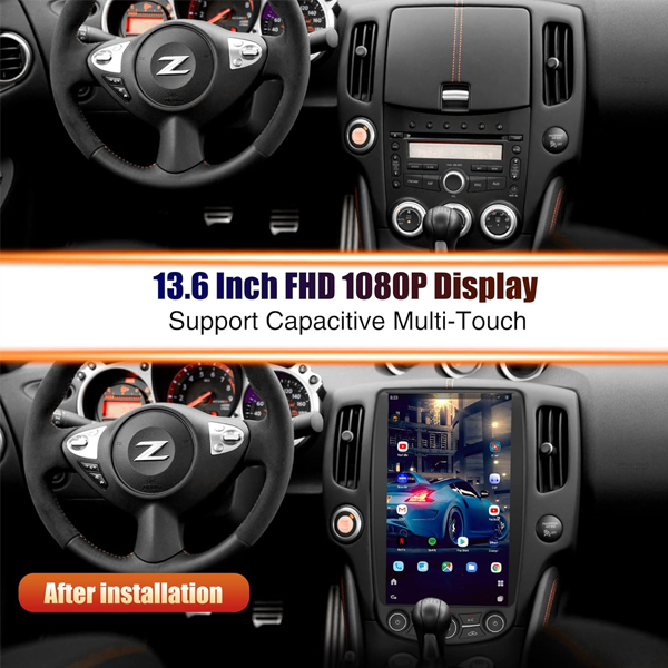 NISSAN 370Z 13.4 INCH ANDROID APPLE CARPLAY RADIO - ULTRA PREMIUM SERIES 