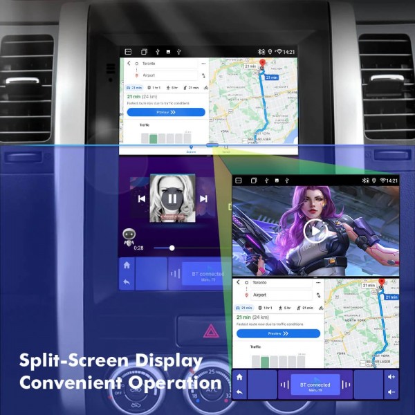 Nissan Xtrail Tesla 2007 - 2015 9.7 Inch Android Premium Apple Carplay Navigation Radio