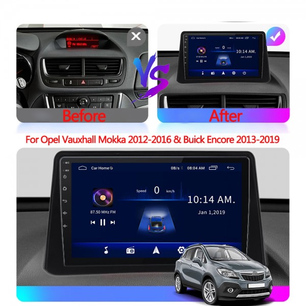 Opel Mokka 2013 - 2016 9 Inch Android Navigation Bluetooth Radio 