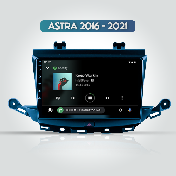 Opel Astra K 2016 - 2021 9 Inch Android Navigation Bluetooth Radio 