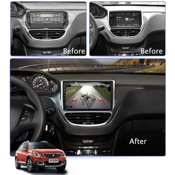 Peugeot 208 2014 - 2018 9 Inch Android Multimedia Navigation Radio 