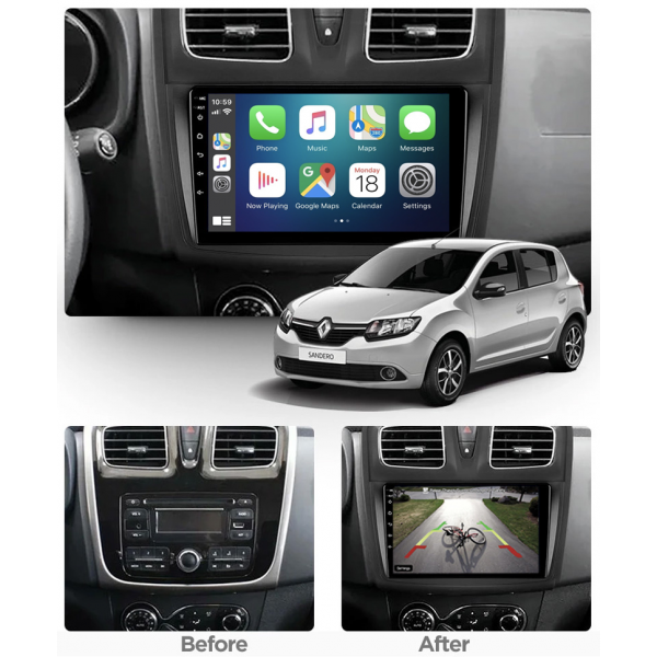 Renault Sandero Stepway 2012 - 2019 9 Inch Android...