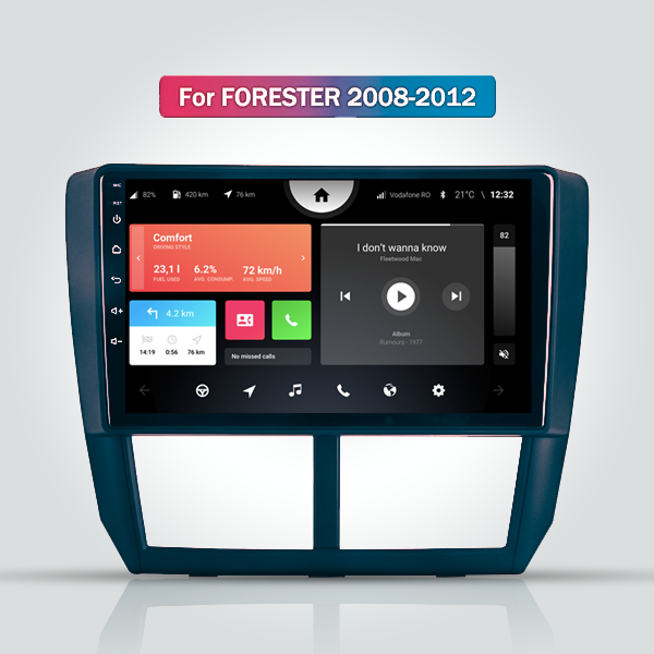 Subaru Forester 2008 - 2012 9 Inch Android Navigation Touch Screen 