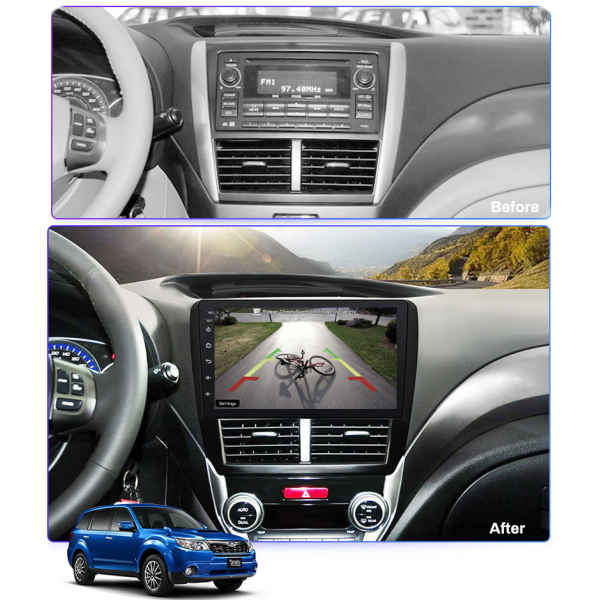 Subaru Forester 2008 - 2012 9 Inch Android Navigation Touch Screen 