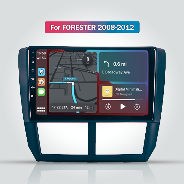Subaru Forester 2008 - 2012 9 Inch Android Navigation Touch Screen Radio 