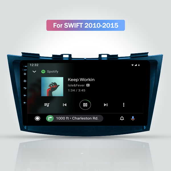 Suzuki Swift 2010 - 2015 9 Inch Android Navigation Touch Screen Radio 