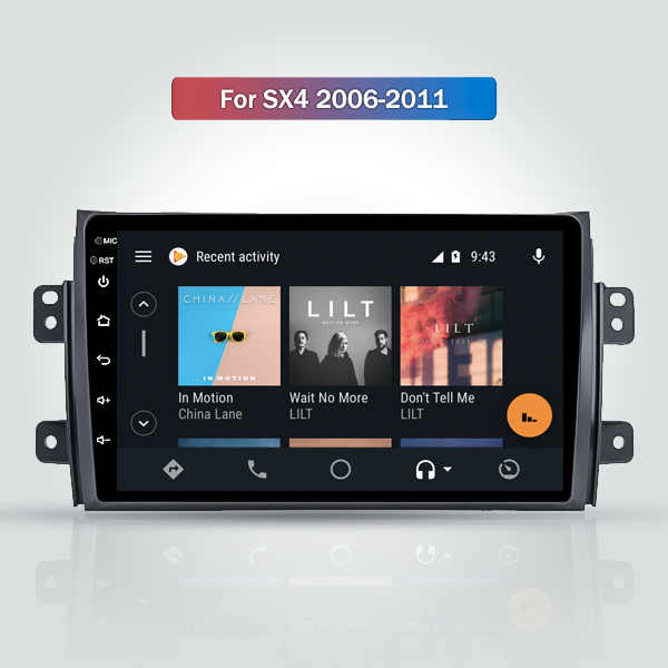 Suzuki SX4 2005 - 2014 9 Inch Android Satnav Radio Car Audio Sound System 