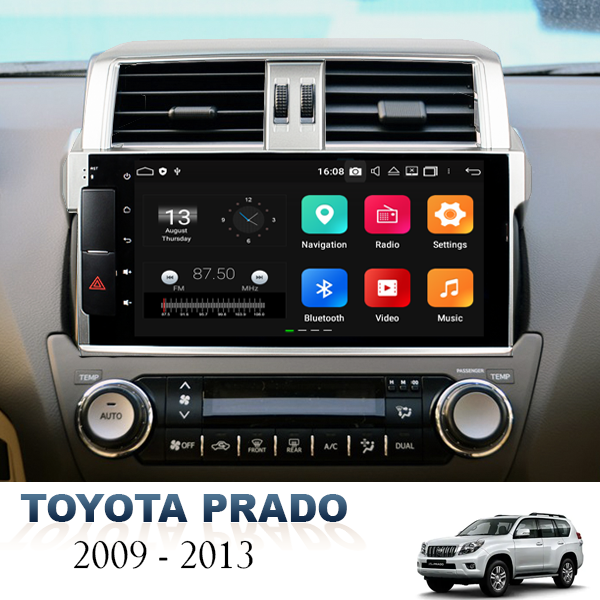 Toyota Prado 150 Series 2009 - 2013 8 Inch Android Satnav Radio Car Audio Sound System