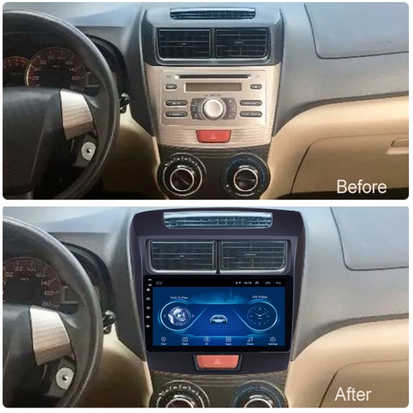 Toyota Avanza 2010 - 2016 9 Inch Android Satnav Radio Car Audio Sound System