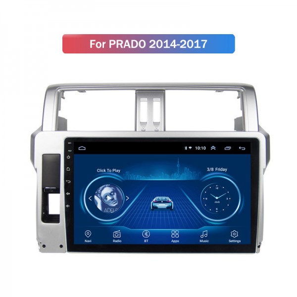 Toyota Prado 150 2014 - 2017 10.1 Inch Android Satnav Radio Car Audio Sound System 