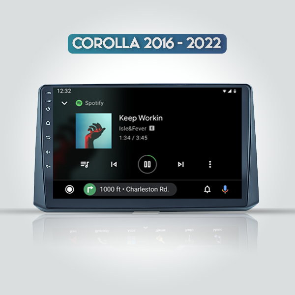 Toyota Corolla Cross 2016 - 2022 10 Inch Android Carplay Navigation Radio 