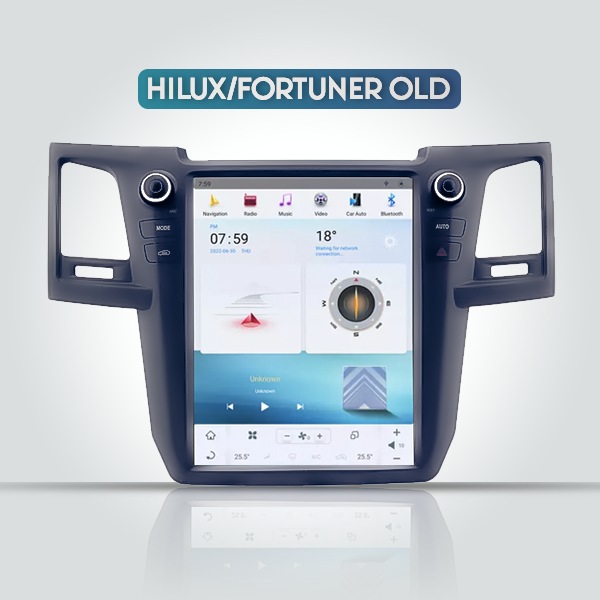 Toyota Hilux/Fortuner Tesla 2007 - 2015 Android Ap...