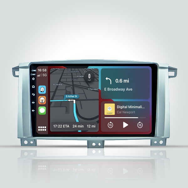 Toyota Land Cruiser 100vx 2005 - 207 9/10 Inch Android Navigation Radio Touch Screen
