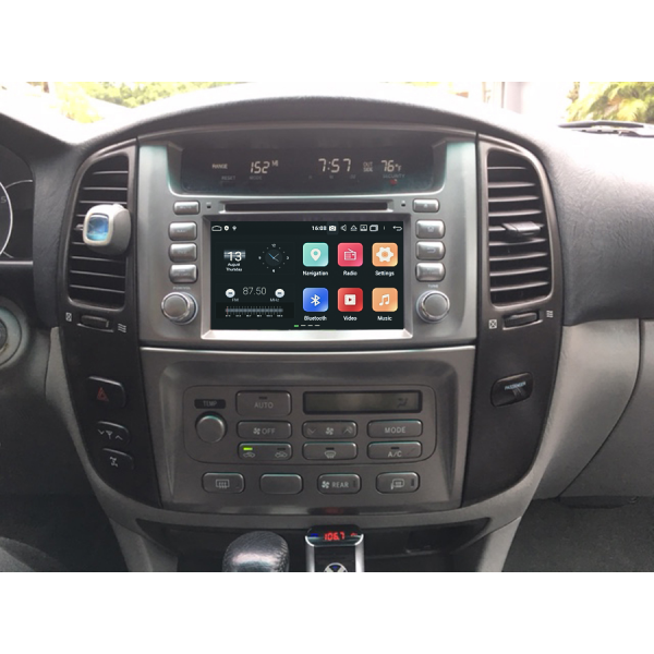 Toyota Land Cruiser 100 vx 2005 - 2007 7 Inch Android Navigation Radio  