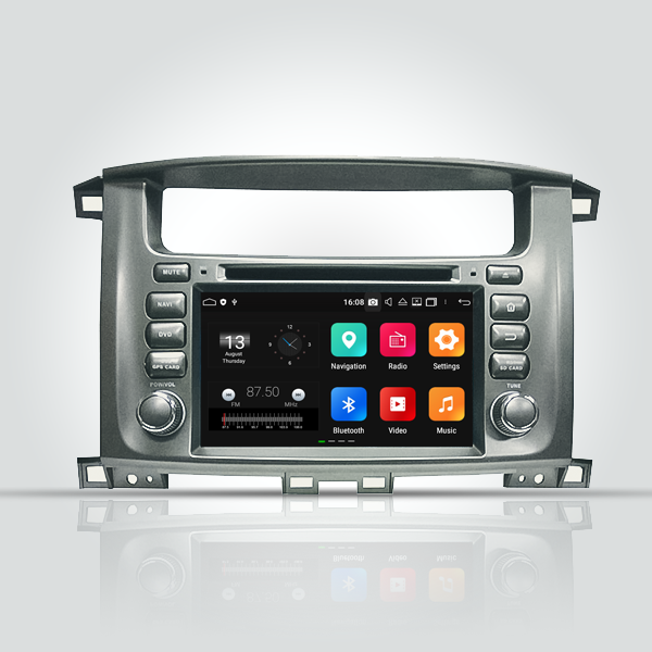 Toyota Land Cruiser 100 vx 2005 - 2007 7 Inch Android Navigation Radio  