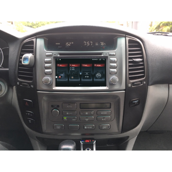 Toyota Land Cruiser 100 1998 - 2007 7 Inch Android Bluetooth Touch Screen