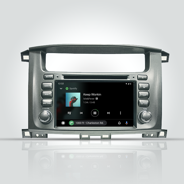 Toyota Land Cruiser 100 1998 - 2007 7 Inch Android Bluetooth Touch Screen