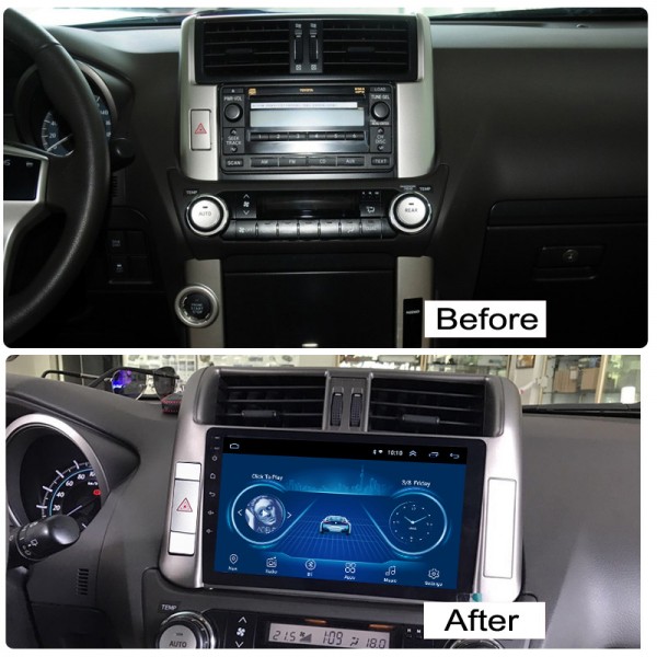 Toyota Prado 150 2009 - 2013 9 Inch Android Satnav Radio Car Audio Sound System